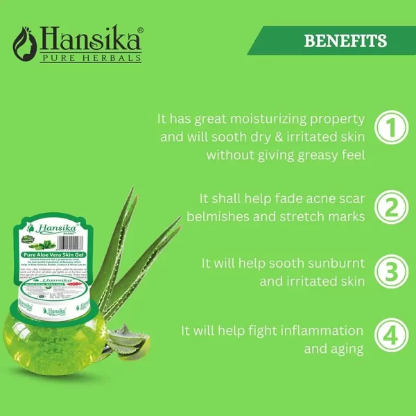 Hansika Aloe Vera Skin Gel 120gm - Image 4
